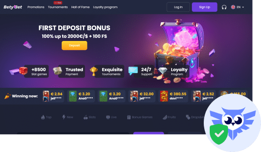 BetyBet casino betrouwbaar