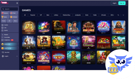 Spelaanbod bij Booms Bet casino