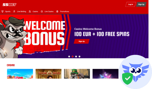 55bet casino betrouwbaar